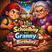 Schoolboy and Granny: Birthday